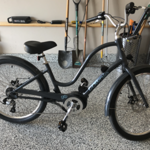2019 Electra 8D Silver, gray or bare metal and Blue