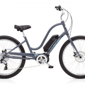 2019 Electra 8D Silver, gray or bare metal and Blue