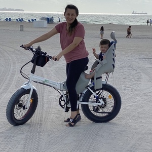 2019 Ecotric 20” Fat Tire Beach E-Bike White