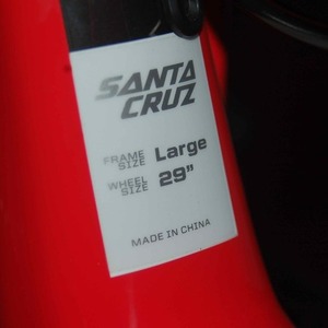 2016 Santa Cruz Tallboy CC Red