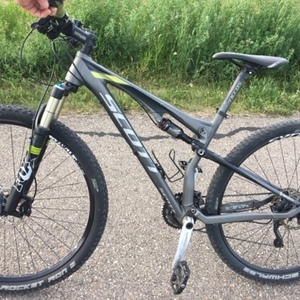 2013 SCOTT Spark Silver, gray or bare metal and Green