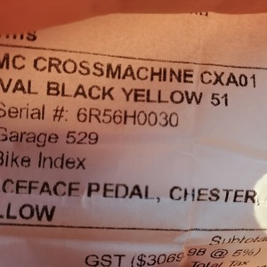 2021 BMC crossmachine cxa01 Rival Black