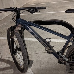 2021 Trek Marlin 7 Blue and Silver, gray or bare metal