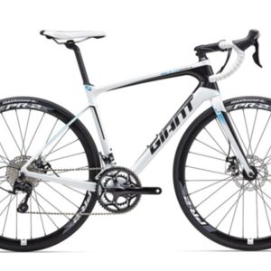 2016 Giant Defy Advanced 2 White, Blue, and Black