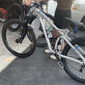 2019 Jamis Hardline A1 Silver, gray or bare metal