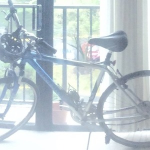 2007 Trek 7100 Blue and Silver, gray or bare metal