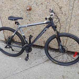 2011 Trek Marlin Black, Silver, gray or bare metal, and Black