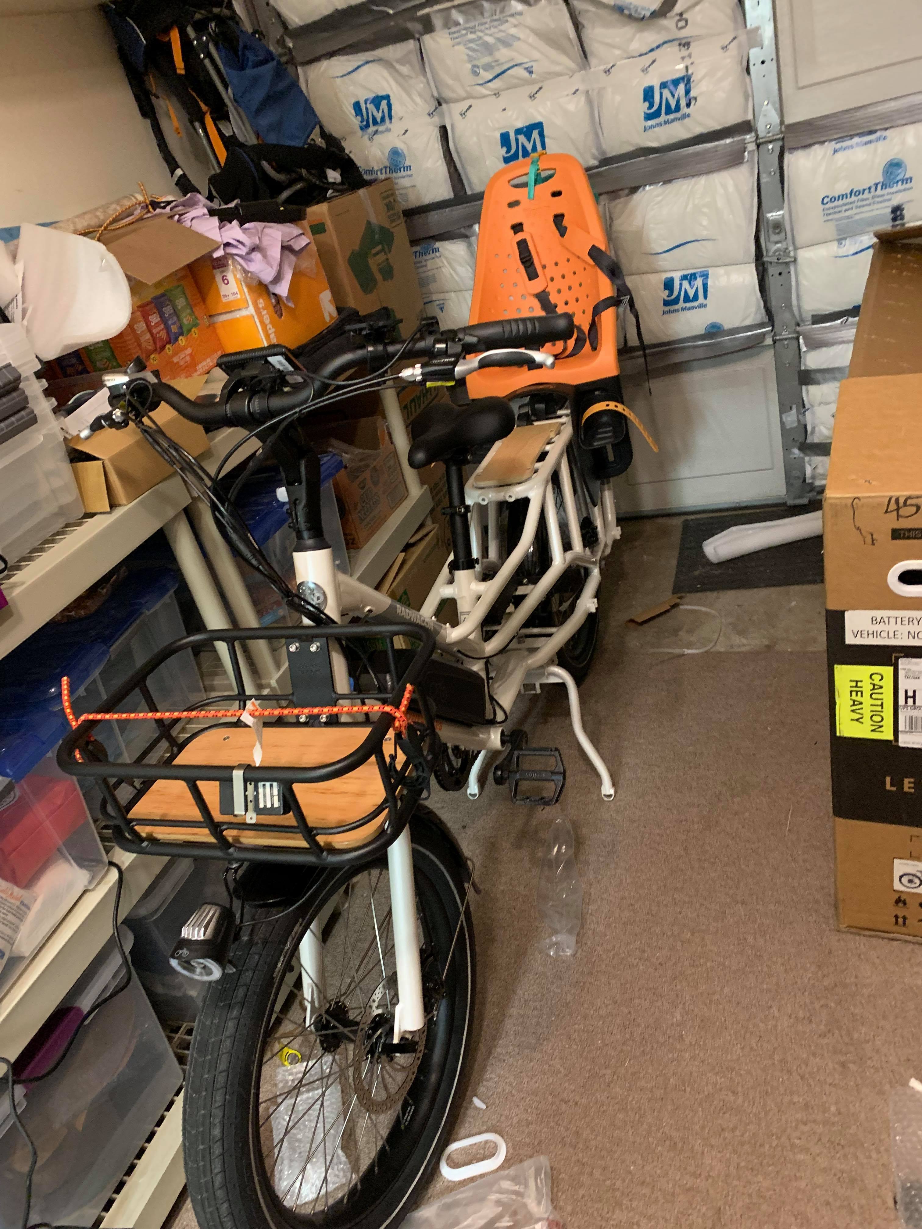 2021 Rad Power Bikes 4 cargo bike (rear storage)