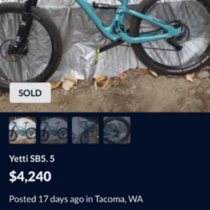 2018 Yeti SB5 Teal