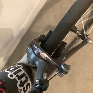 Ridley Carbon Fiber Black and Silver, gray or bare metal