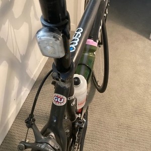 Ridley Carbon Fiber Black and Silver, gray or bare metal