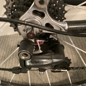 Ridley Carbon Fiber Black and Silver, gray or bare metal