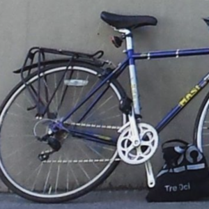 2014 Masi Strada Blue, Silver, gray or bare metal, and Yellow or Gold