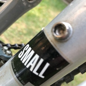 1998 Gary Fisher Tassajara Silver, gray or bare metal