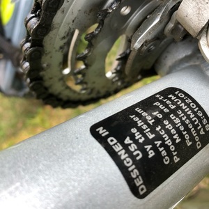 1998 Gary Fisher Tassajara Silver, gray or bare metal