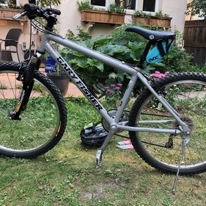 1998 Gary Fisher Tassajara Silver, gray or bare metal