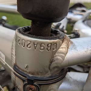 2008 Giant Tran Send DX Silver, gray or bare metal