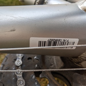 2008 Giant Tran Send DX Silver, gray or bare metal
