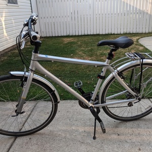 2008 Giant Tran Send DX Silver, gray or bare metal