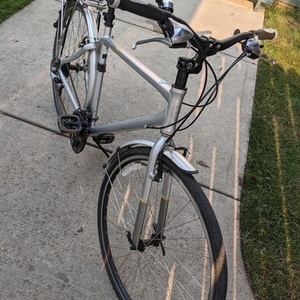 2008 Giant Tran Send DX Silver, gray or bare metal