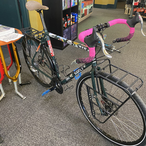 2012 Surly Disc Trucker Green and Stickers tape or other cover-up