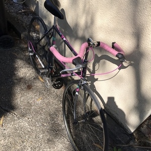 1989 Panasonic Dx3000 Silver, gray or bare metal, Pink, and Teal