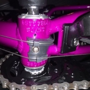 Schwinn S8123TG Purple and Silver, gray or bare metal