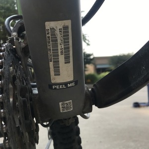 2017 Specialized Rock Hopper Silver, gray or bare metal