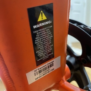 2021 Pedego Element Orange