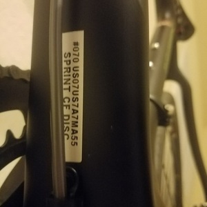 2017 Motobecane Sprint CF Disc Black