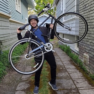 2021 PUBLIC bikes V7i Black and Silver, gray or bare metal