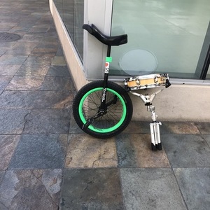 2012 Nimbus Nimbus trials unicycle Black and Green