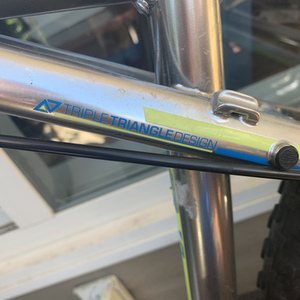 2013 GT Bicycles Timberline Silver, gray or bare metal, Blue, and Yellow or Gold