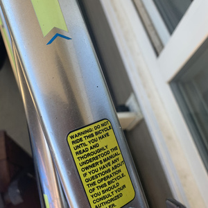 2013 GT Bicycles Timberline Silver, gray or bare metal, Blue, and Yellow or Gold