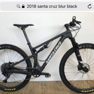2018 Santa Cruz Blur CC Black