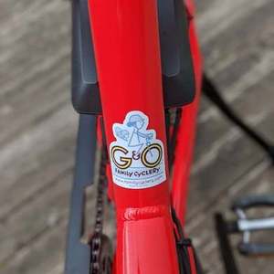 2020 Tern HSD P9 cargo bike (rear storage) Red