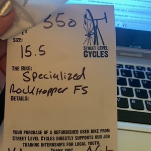 Specialized Rockhopper A1 FS Purple