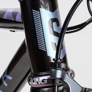 2016 Stinner Frameworks Gibraltar Titanium Black, Silver, gray or bare metal, and Teal