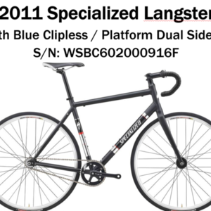 2011 Specialized Langster Black