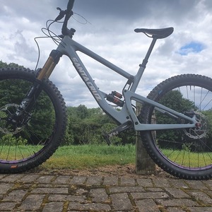 2019 Santa Cruz Bronson C Silver, gray or bare metal