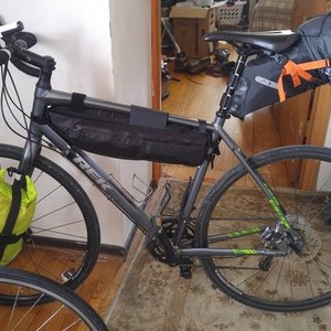 2015 Trek 720 Disc Silver, gray or bare metal