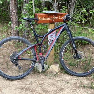 2015 Niner Jet RDO Black, Red, and Silver, gray or bare metal