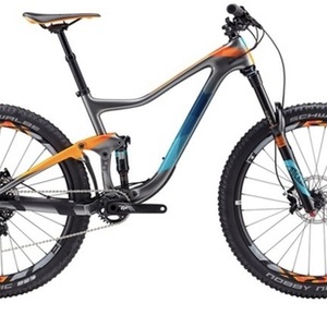 2017 Giant Trance Advanced 2 Silver, gray or bare metal, Orange, and Teal