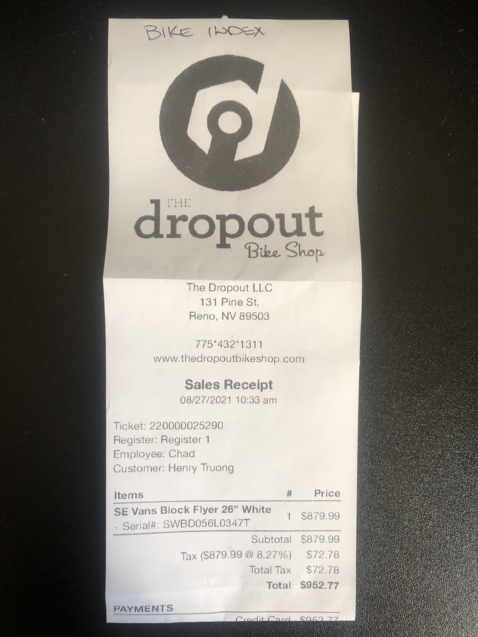 2021 SE Bikes Van Block Flyer 26”