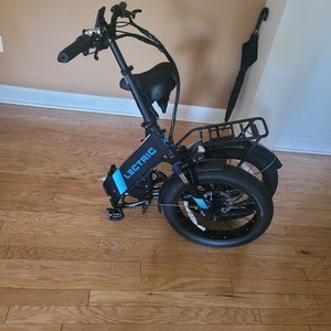 2021 Lectric eBikes Step-thru Black and Blue