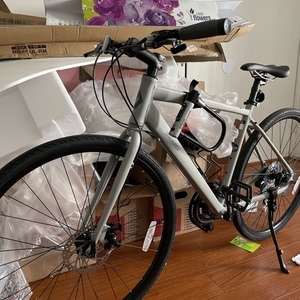 2021 Diamondback Metric 2 Silver, gray or bare metal