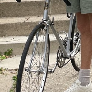 1983 Trek 400 Silver, gray or bare metal