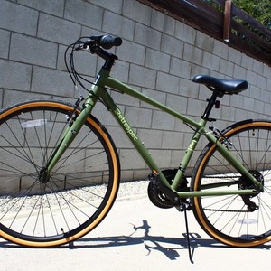 Retrospec Atlas Hybrid Bike - 21 Speed Green