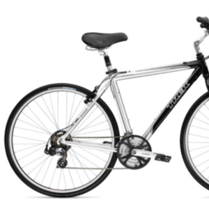 2009 Trek 7000 Silver, gray or bare metal and Black