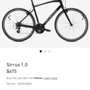Specialized Sirrus Black